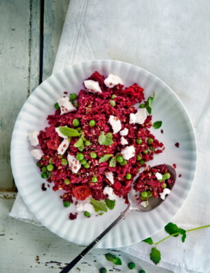 4x rode bieten salade