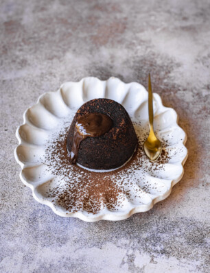 chocolade lava cake: moelleux au chocolat