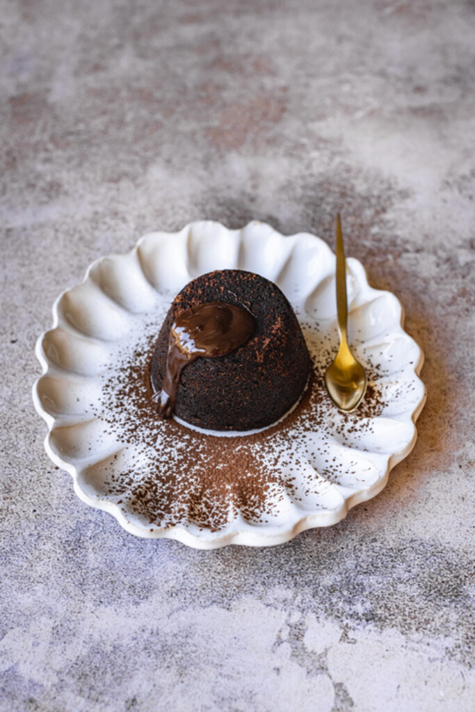 chocolade lava cake: moelleux au chocolat