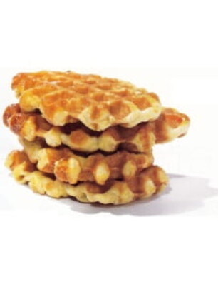 Parelsuiker op Luikse wafels