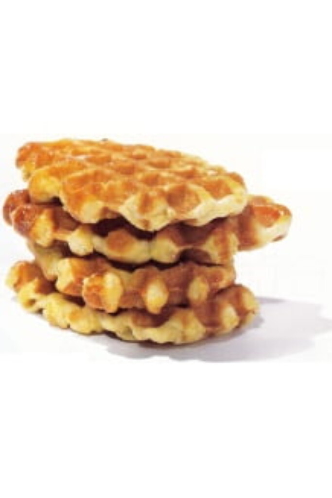 Parelsuiker op Luikse wafels