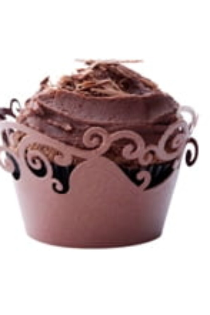 chocolade cupcakes met chocotopping