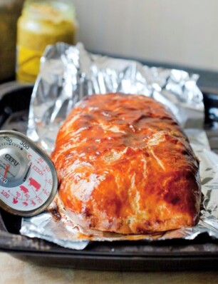 gehaktbrood in korstdeeg restaurant Gartine