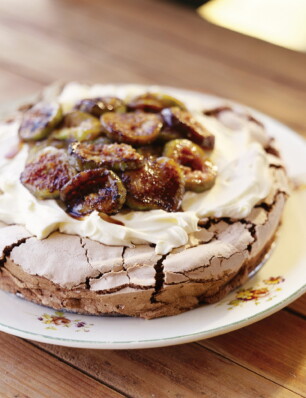 culivraag: chocolade-pavlova met vincotto