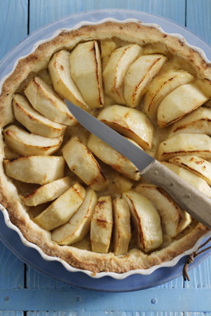 tarte aux pommes normande