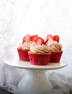 culi-vraag: aardbeiencupcakes