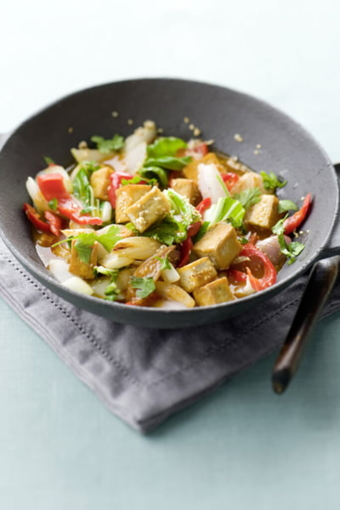 tofu uit de thaise wok