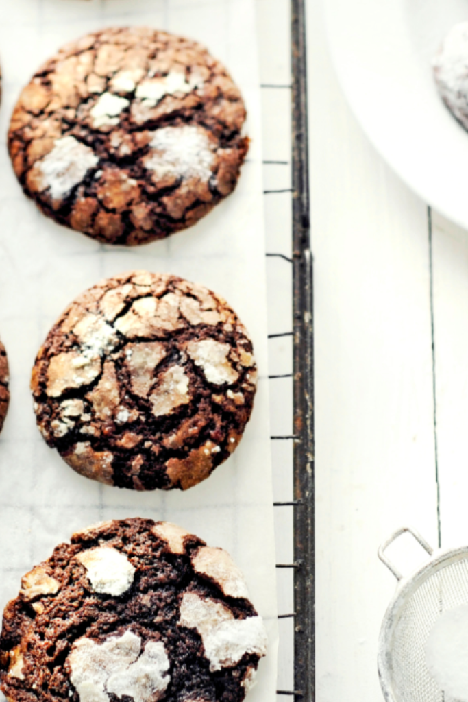 chewy chocolade jamkoekjes