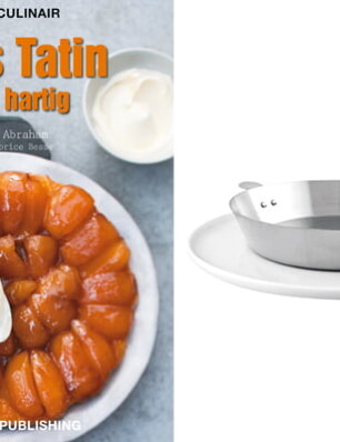 Hartige tarte tatin met sjalotjes