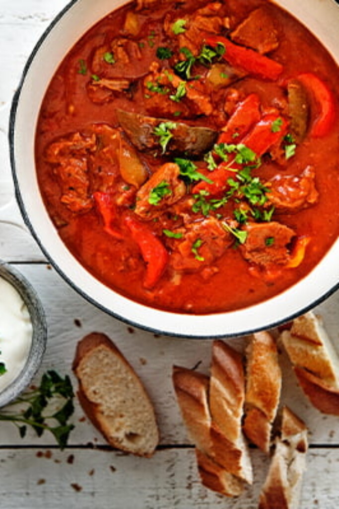 rundergoulash met brood