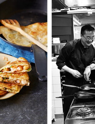 kimchi pajeon – hartige pannenkoekjes