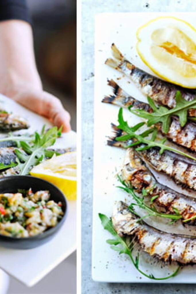 sardines uit de grillpan met kruidige broodsalsa