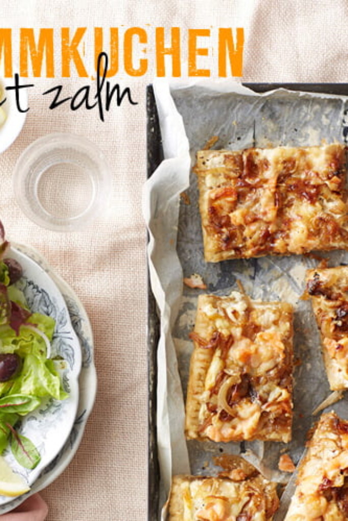 flammkuchen met zalm