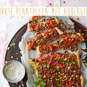 turkse pizza met aubergine | delicious