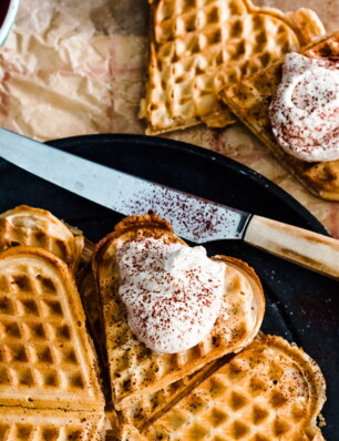 Speculaaswafels met kaneelroom