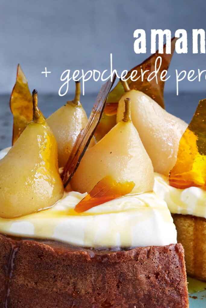 Koffie-amandelcake met steenfruit