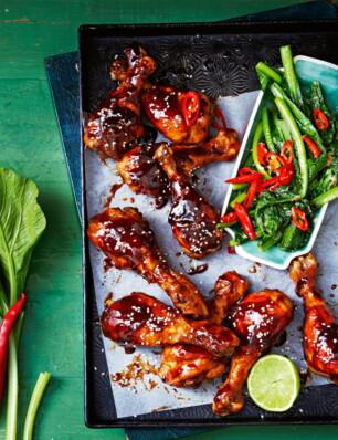 oosterse drumsticks met paksoi