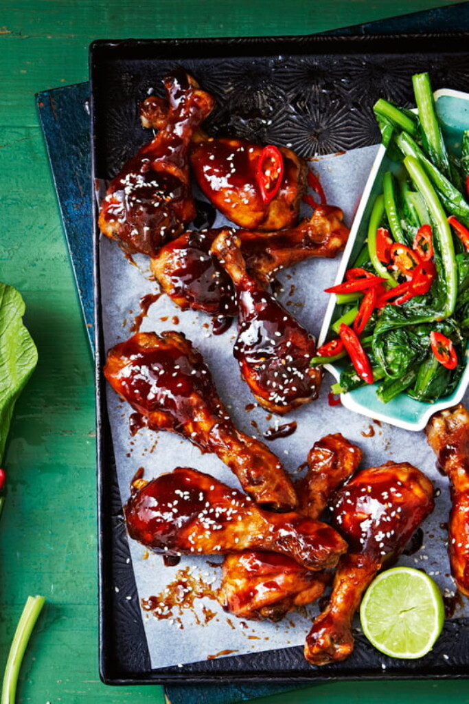 oosterse drumsticks met paksoi