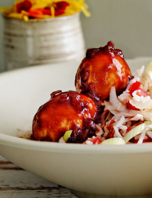 telor kecap met simpele nasi