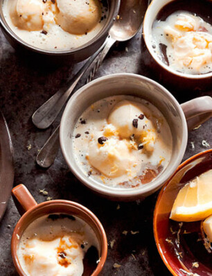 affogato met chocolade-koffieflikken