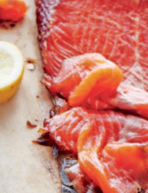 Zalm met stroop