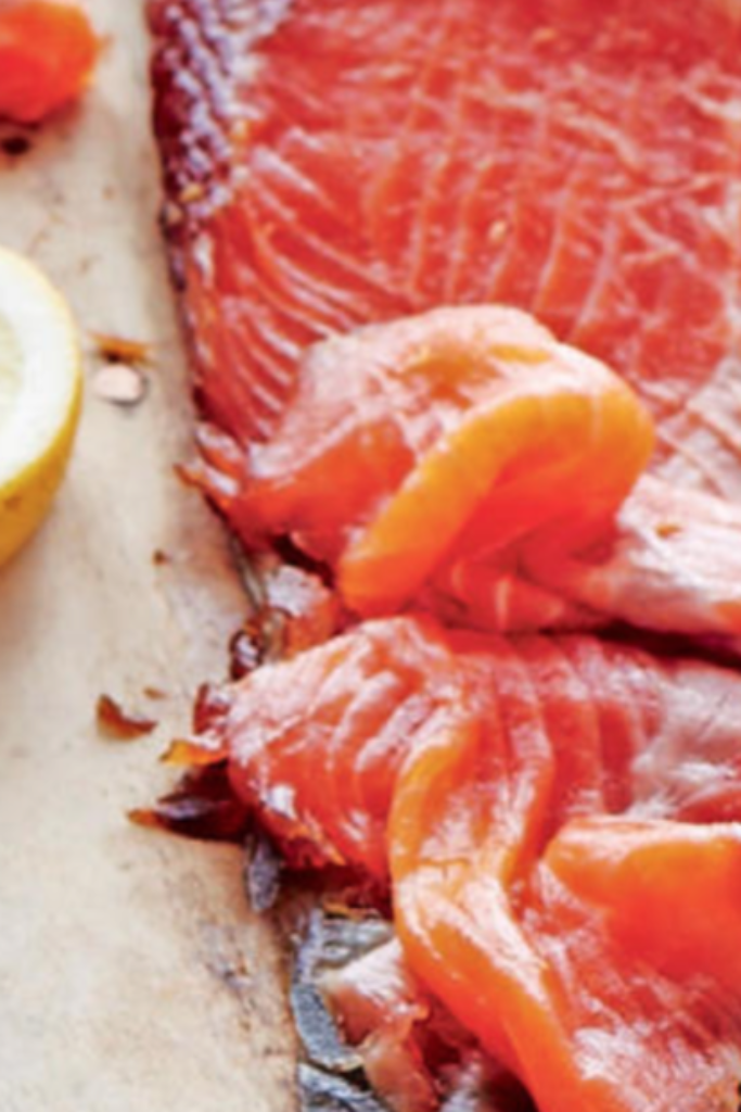 Zalm met stroop