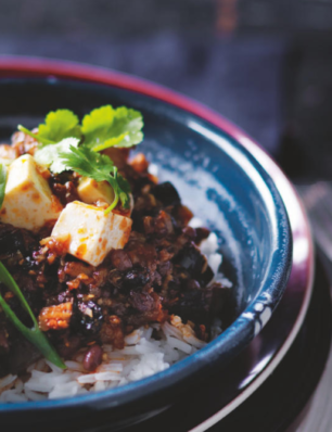 ma po tofu met aubergine