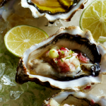 oesters met jalapeños