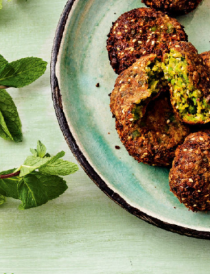 pita’s met falafel van kikkererwten