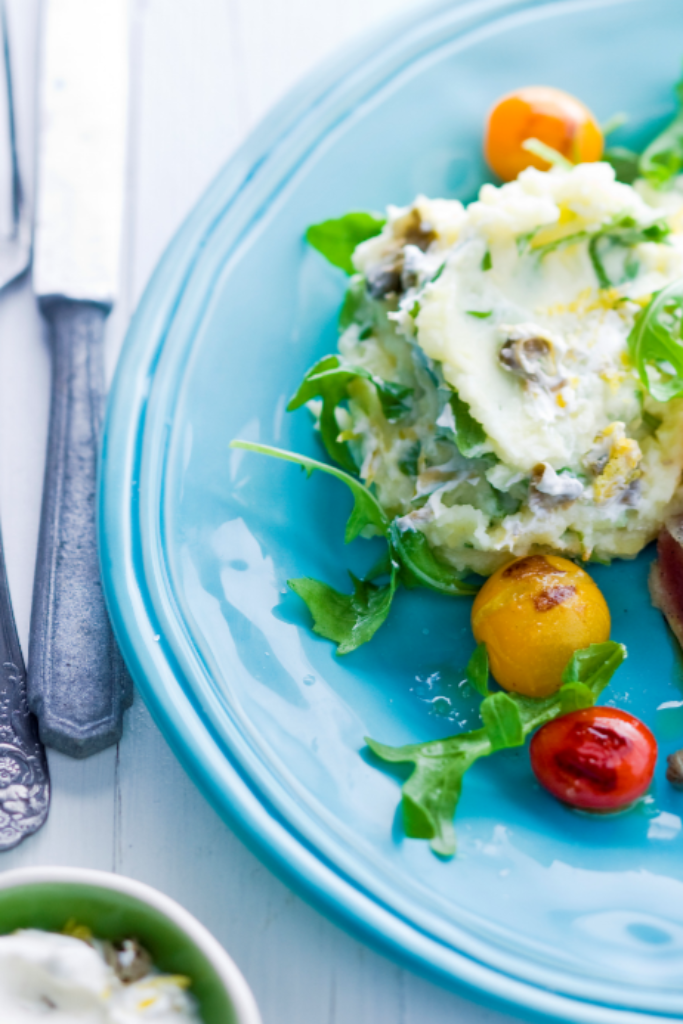 tonijnsteak met zomerstamppot