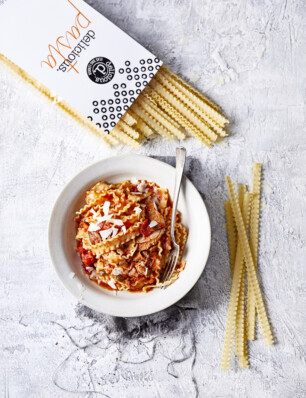 Pasta met ragù alla potentina