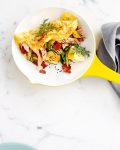 omelet bacon en zalm - delicious