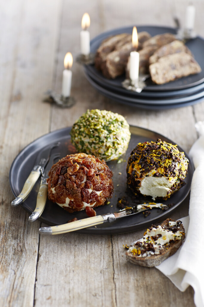 Kruidige geitenkaasbollen