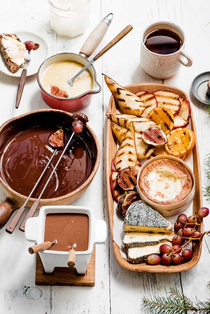 Succes gegarandeerd met deze 3-kleuren chocoladefondue