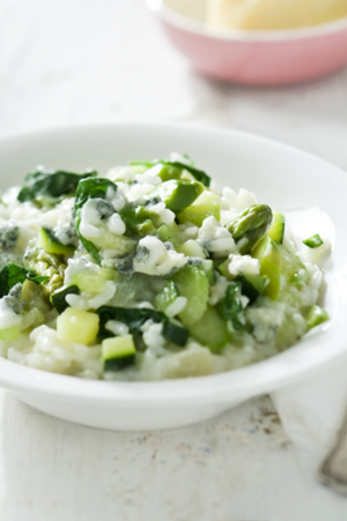 Risotto verde met gorgonzola dolce