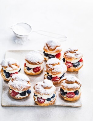 Rutger bakt: soezen met rood fruit en mascarpone-limoenvulling