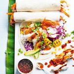 Portugese kipwraps met regenboogsalade - delicious