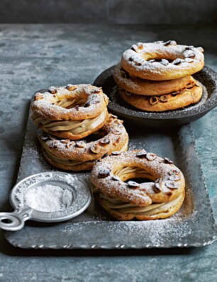 paris-brest met chocolade-hazelnotenroom