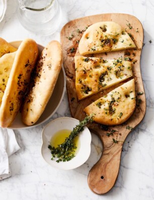 Mini-foccacia met tijm