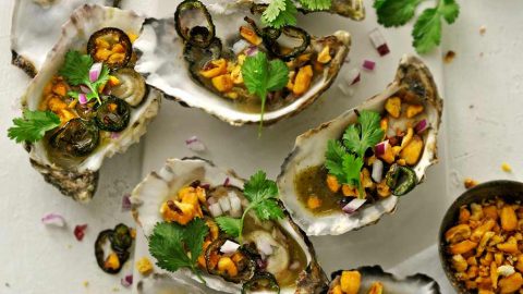 ceviche oesters hapje -delicious amuse recepten