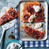 snelle pizza met pepperoni en burrata-delicious