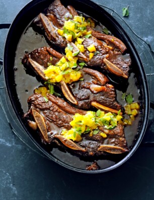 shortribs met sinaasappel, espresso en chocolade