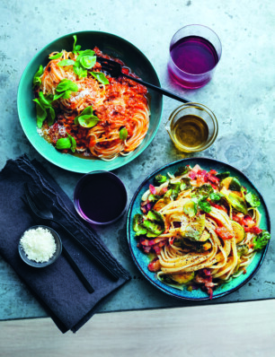 spaghetti bolognese met miso