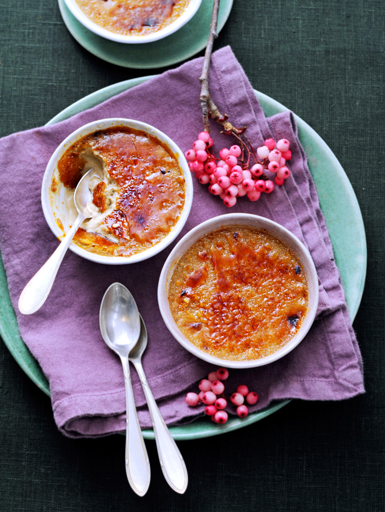 koffie-crème brûlée met nootmuskaatkaramel