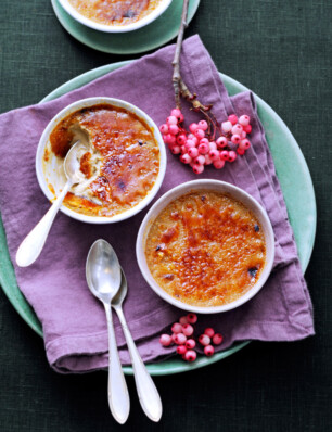 crème brûlée met koffie