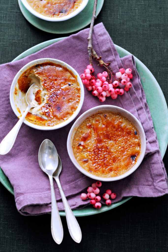 crème brûlée met koffie