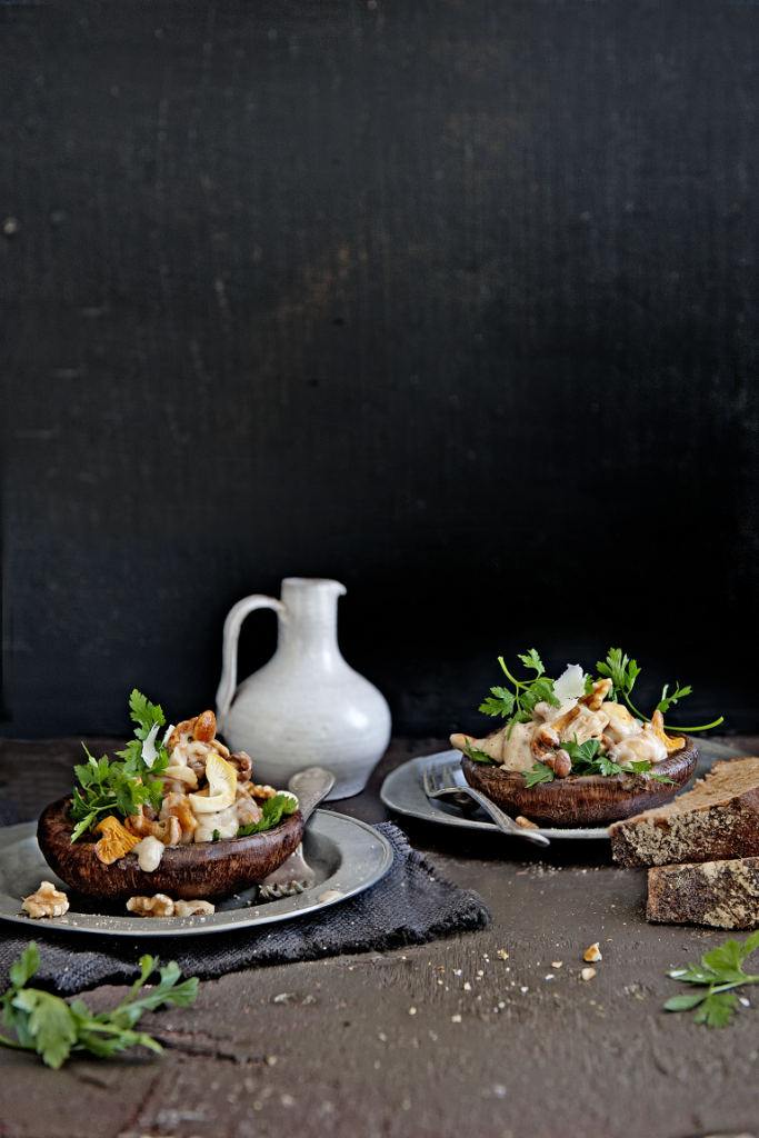 portobellopasteitje met ragout van paddenstoelen