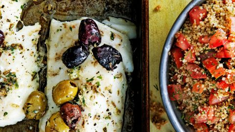 mediterraans dieet Kabeljauwhaas-met-gecrushte-olijven-delicious