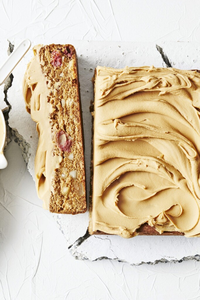 blondies met witte chocolade en frambozen