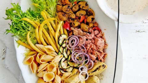 pastasalade tonijn - delicious